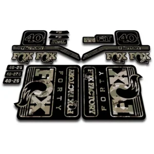Fox 40 Factory Fork Stickers 2016 -17 - camo
