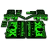 Fox 40 Factory Fork Stickers 2016 -17 - fluorescent green