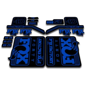 Fox 40 Factory Fork Stickers 2016 -17 - hope blue