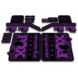Fox 40 Factory Fork Stickers 2016 -17 - hope purple
