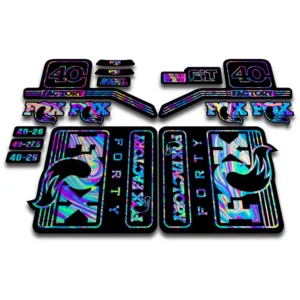 Fox 40 Factory Fork Stickers 2016 -17 - oilslick