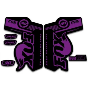 Fox 40 Talas Float Fork Stickers 2011 2014 hope purple