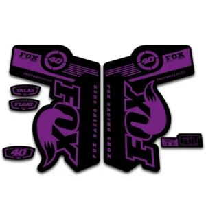 Fox 40 Talas Float Fork Stickers 2011 2014 hope purple