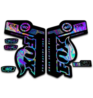 Fox 40 Talas Float Fork Stickers 2011 2014 oilslick