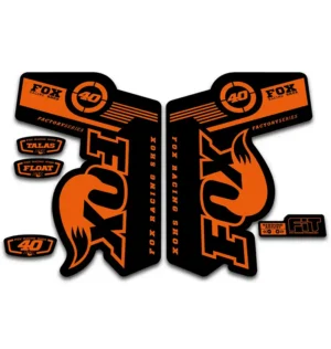 Fox 40 Talas Float Fork Stickers 2011 2014 orange