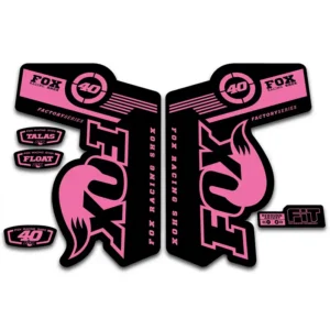 Fox 40 Talas Float Fork Stickers 2011 2014 pink