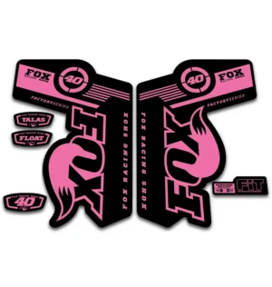 Fox 40 Talas Float Fork Stickers 2011 2014 pink