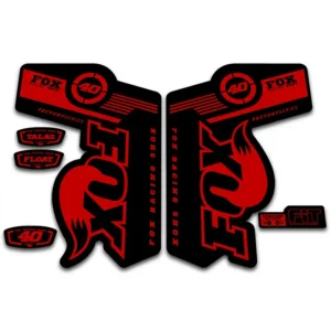 Fox 40 Talas Float Fork Stickers 2011 2014 red