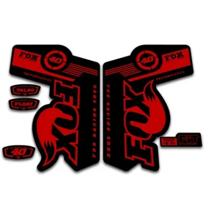 Fox 40 Talas Float Fork Stickers 2011 2014 red
