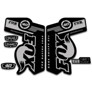 Fox 40 Talas Float Fork Stickers 2011 2014 silver