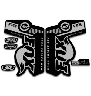 Fox 40 Talas Float Fork Stickers 2011 2014 silver