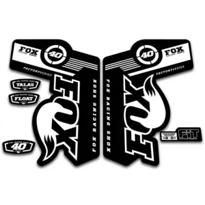 Fox 40 Talas Float Fork Stickers 2011 2014 white