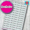 cheer practice planner stickers