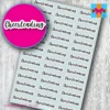 cheerleading planner stickers