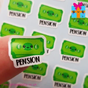 pension payment planner stickers