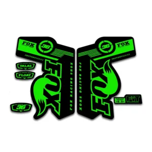 Fox 36 Talas Float fork stickers 2011 2014 fluorescent green