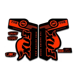 Fox 36 Talas Float fork stickers 2011 2014 fluorescent orange