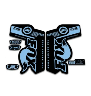 Fox 36 Talas Float fork stickers 2011 2014 light blue
