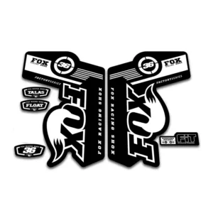 Fox 36 Talas Float fork stickers 2011 2014 white