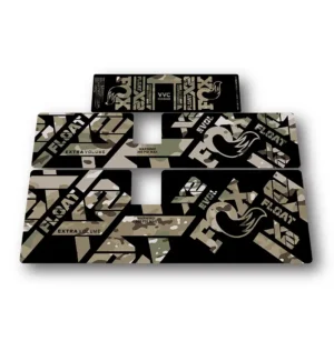 Fox Float Performance Elite rear shock stickers 2021 2024 - camo