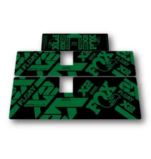 Fox Float Performance Elite rear shock stickers 2021 2024 - green