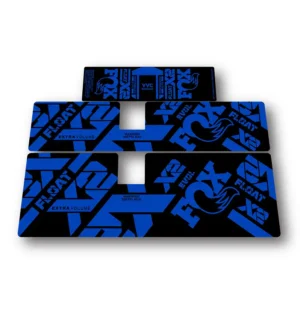 Fox Float Performance Elite rear shock stickers 2021 2024 - hope blue