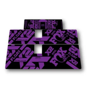 Fox Float Performance Elite rear shock stickers 2021 2024 - hope purple