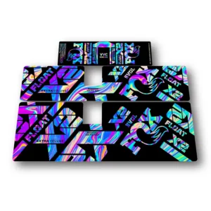 Fox Float Performance Elite rear shock stickers 2021 2024 - oilslick
