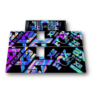 Fox Float Performance Elite rear shock stickers 2021 2024 - oilslick