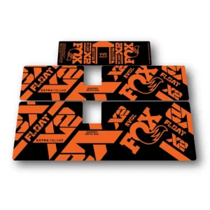 Fox Float Performance Elite rear shock stickers 2021 2024 - orange