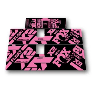 Fox Float Performance Elite rear shock stickers 2021 2024 - pink
