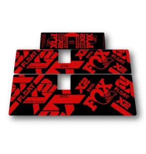 Fox Float Performance Elite rear shock stickers 2021 2024 - red
