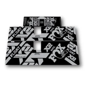 Fox Float Performance Elite rear shock stickers 2021 2024 - silver