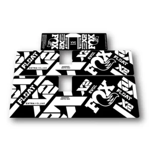 Fox Float Performance Elite rear shock stickers 2021 2024 - white