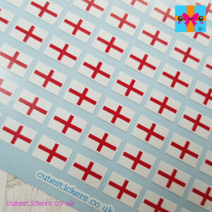 St Georges Cross Flag planner stickers