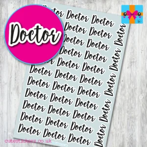 doctors appointment planner stickers