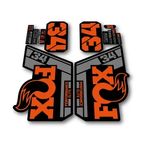 Fox 34 Performance Elite Fork Stickers 2021 2025 original