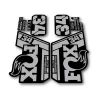 Fox 34 Performance Elite Fork Stickers 2021 2025 silver