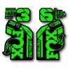Fox 36 Ebike Factory Fork Stickers 2021 2024 fluorescent green