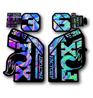 Fox 36 Ebike Factory Fork Stickers 2021 2024 oilslick