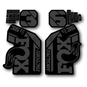 Fox 36 Ebike Factory Fork Stickers 2021 2024 stealth