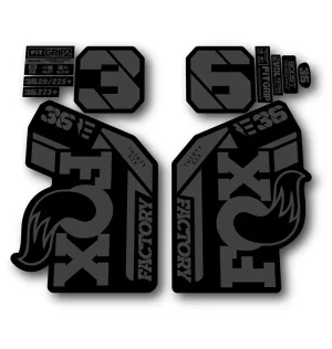 Fox 36 Ebike Factory Fork Stickers 2021 2024 stealth
