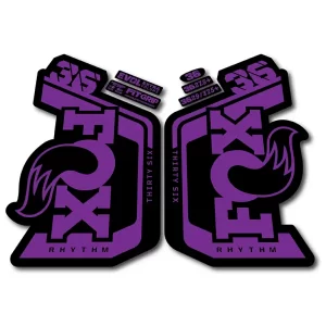 Fox 36 Rhythm Fork Stickers 2023 2024 hope purple