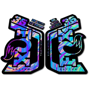 Fox 36 Rhythm Fork Stickers 2023 2024 oilslick