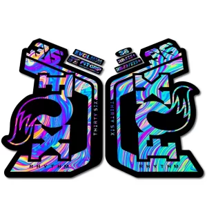 Fox 36 Rhythm Fork Stickers 2023 2024 oilslick