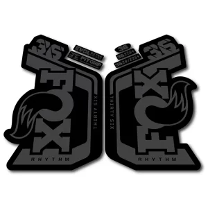 Fox 36 Rhythm Fork Stickers 2023 2024 stealth
