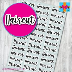 Haircut Planner Stickers