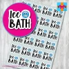 Ice Bath Planner Stickers