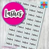 Lashes Planner Stickers