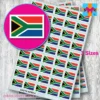 South Africa African flag stickers 3 sizes